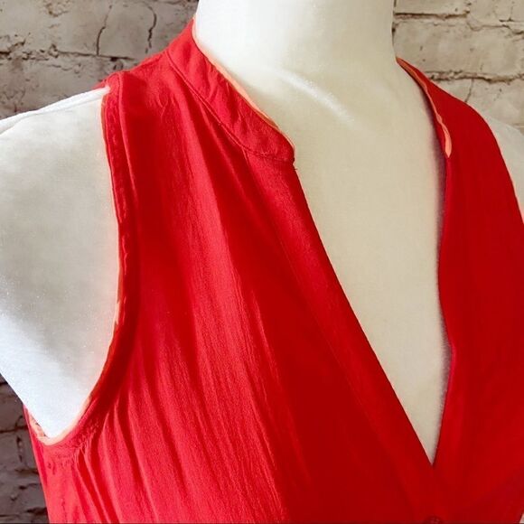 Maeve Anthropologie sleeveless blouse button up - Picture 5 of 6